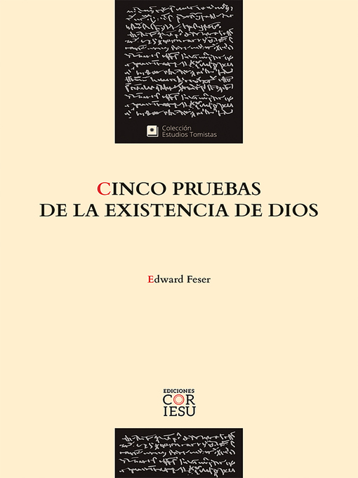 Title details for Cinco pruebas de la existencia de Dios by Edward Feser - Available